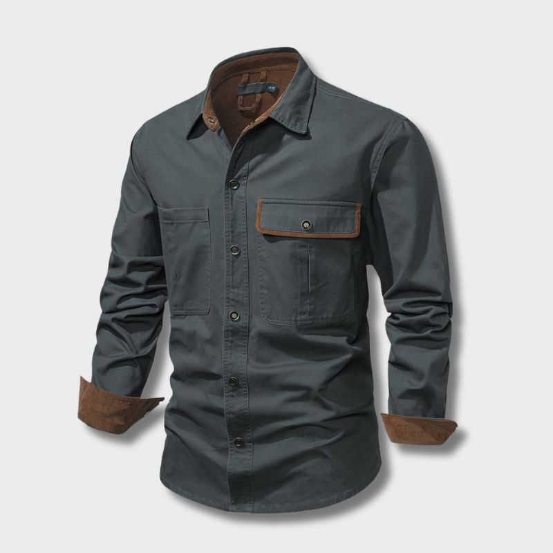 Mens Casual Shirt Relaxed Fit - BritishMode