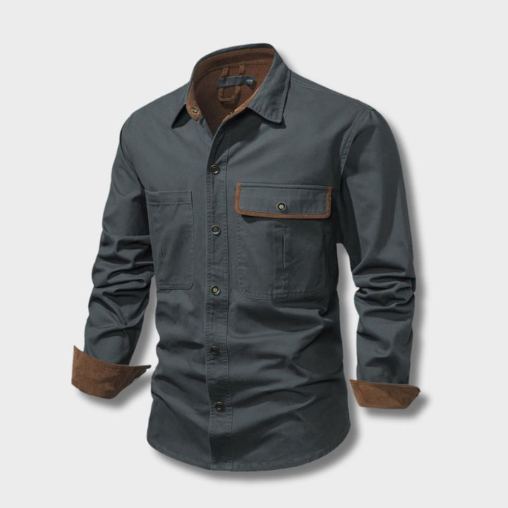 Mens Casual Shirt Relaxed Fit - BritishMode