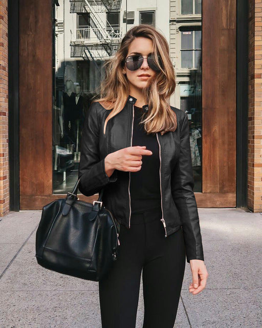 Womens Bomber Jacket Lightweight Fitted Style