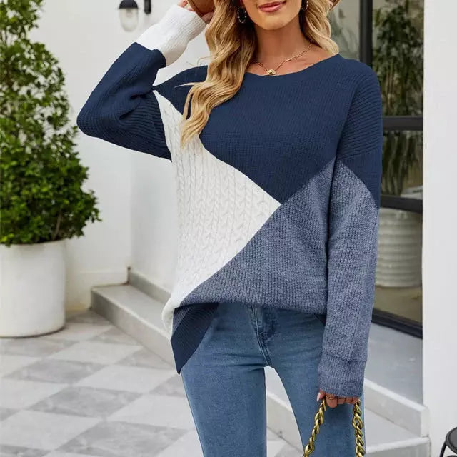 Womens Knit Sweater Cozy Fit Winter