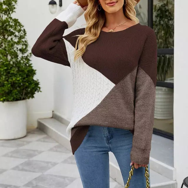 Womens Knit Sweater Cozy Fit Winter