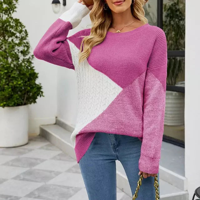 Womens Knit Sweater Cozy Fit Winter