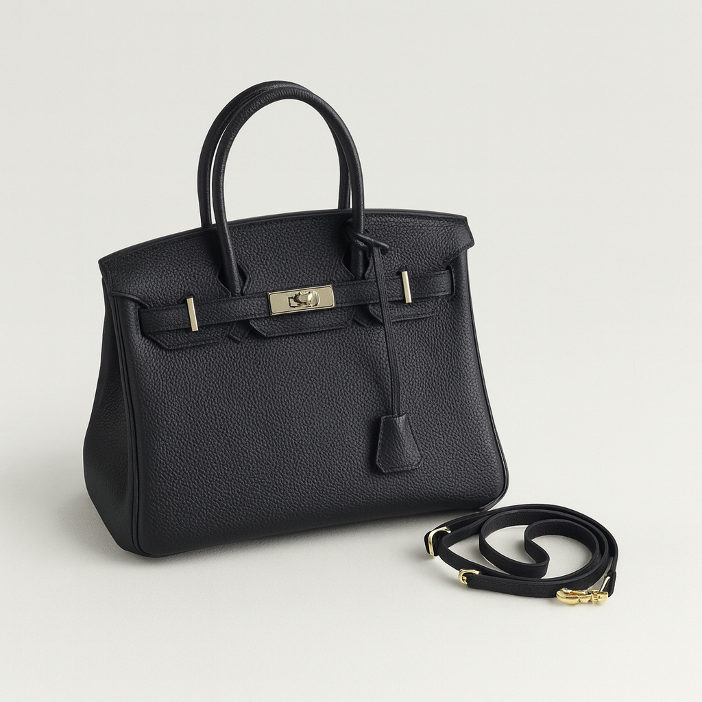 Womens Leather Designer Bag Structured Style