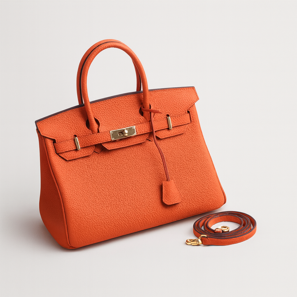 Womens Leather Designer Bag Structured Style