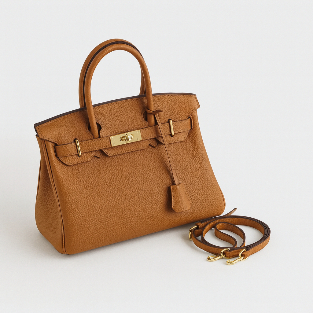Womens Leather Designer Bag Structured Style
