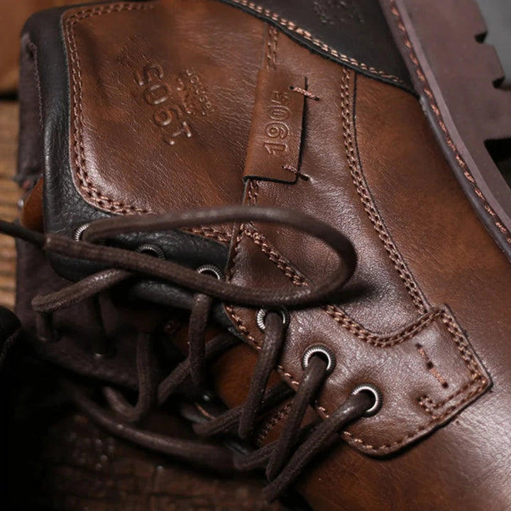Mens Outdoor Ankle Boots with Non-Slip Sole