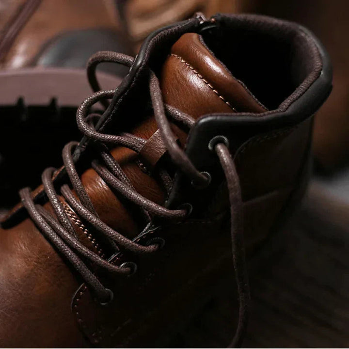 Mens Outdoor Ankle Boots with Non-Slip Sole