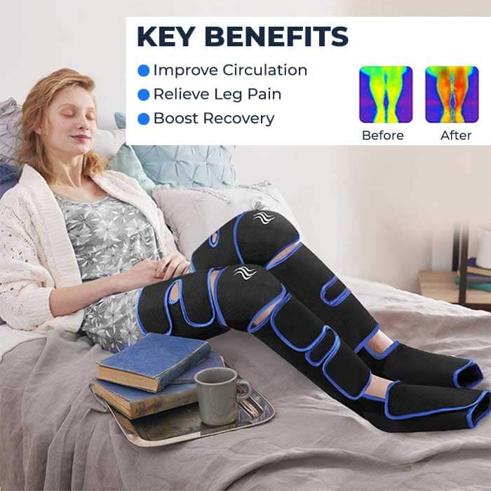 Unisex Heat Leg Wrap with Adjustable Straps Comfortable Fit - BritishMode
