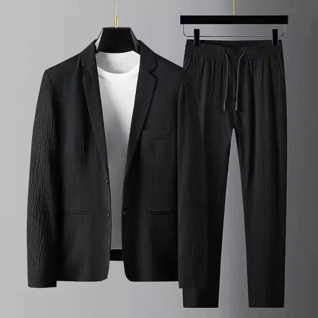 Mens Suit Set Two-Piece Classic Fit - BritishMode
