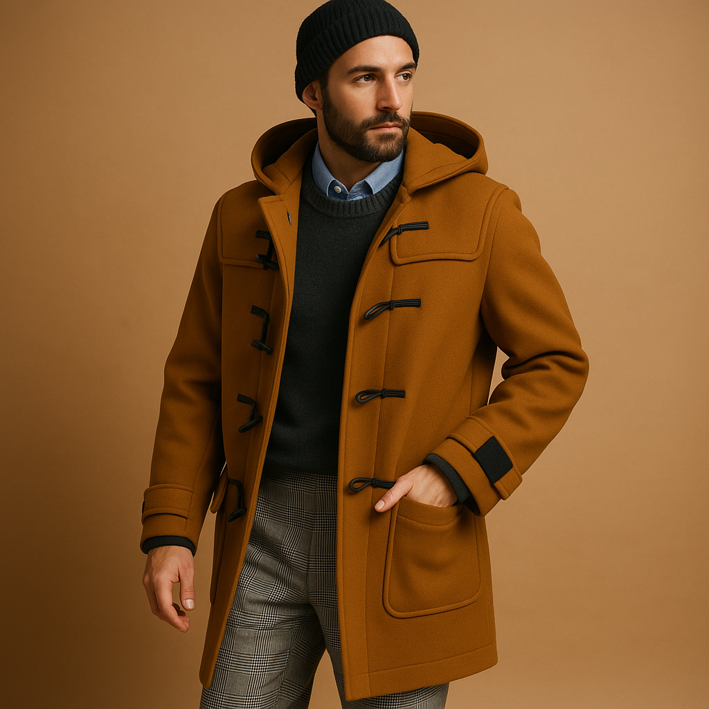 Mens Long Winter Coat Insulated Warm Fit