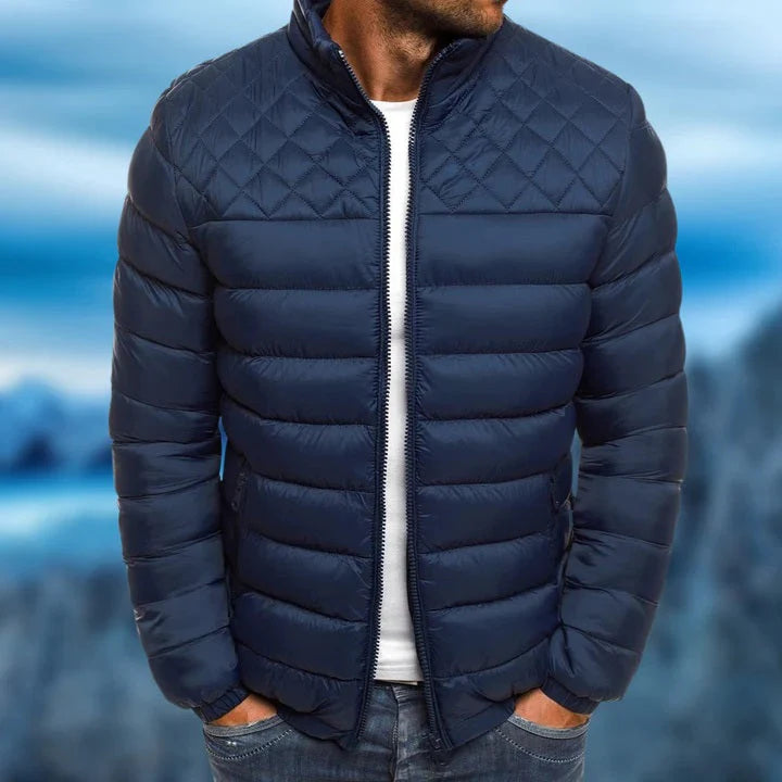 Mens Puffer Jacket Insulated Lightweight Warm