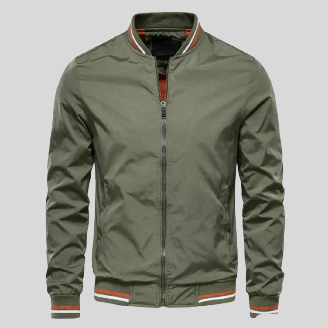 Mens Bomber Jacket Lightweight Breathable Fit