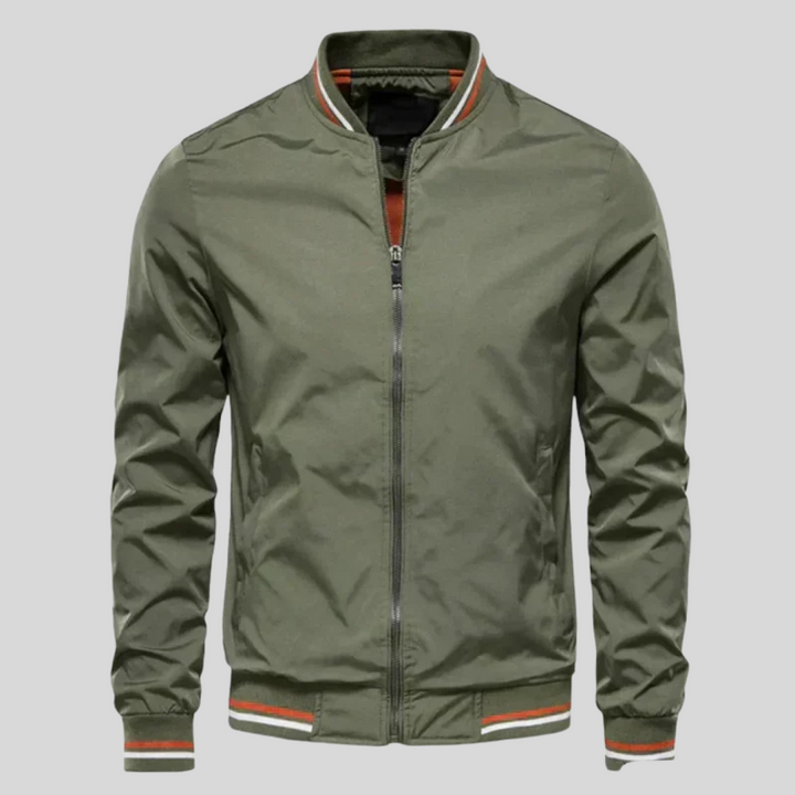 Mens Bomber Jacket Lightweight Breathable Fit