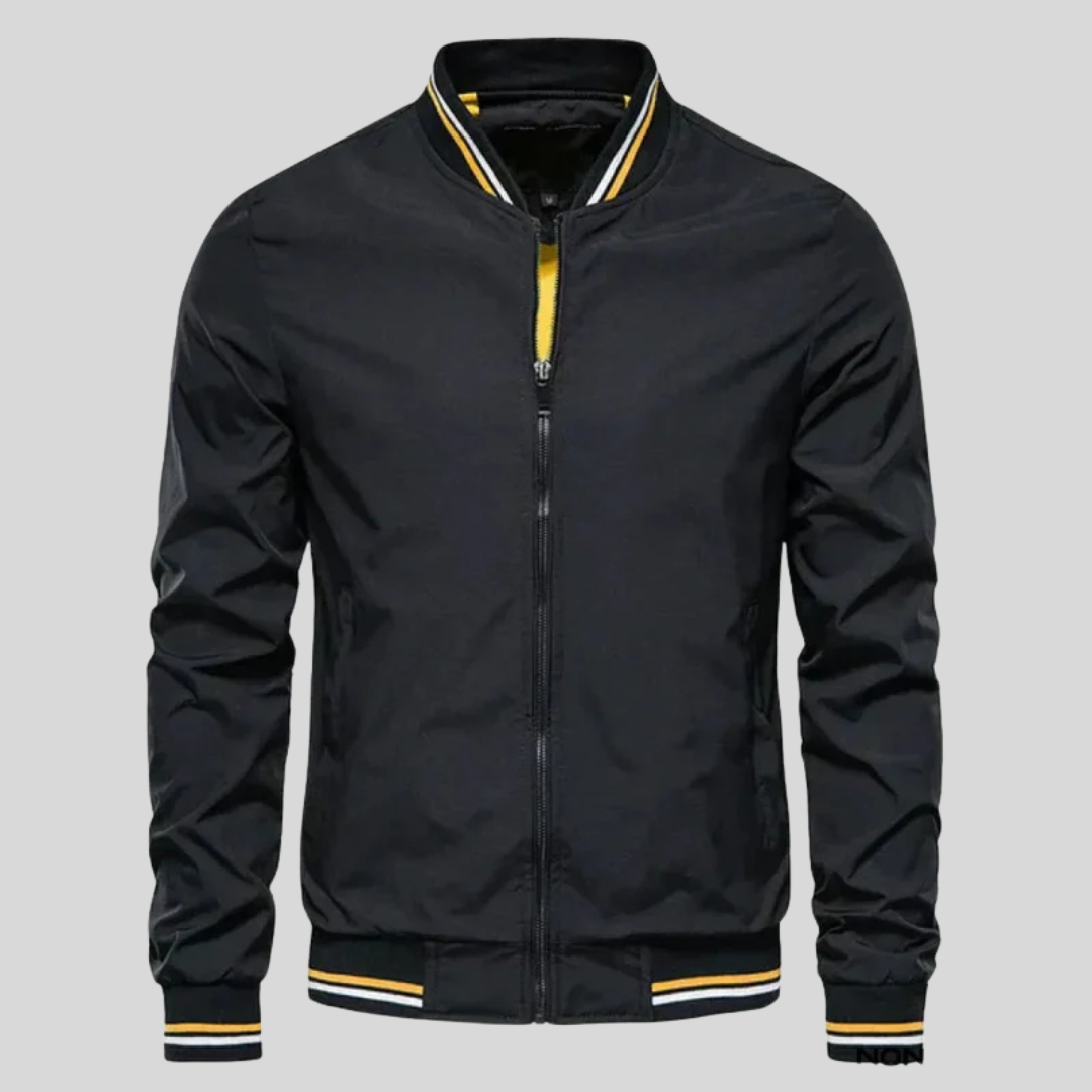 Mens Bomber Jacket Lightweight Breathable Fit
