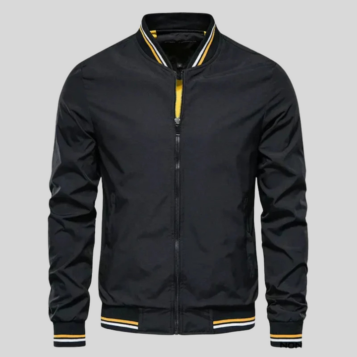 Mens Bomber Jacket Lightweight Breathable Fit