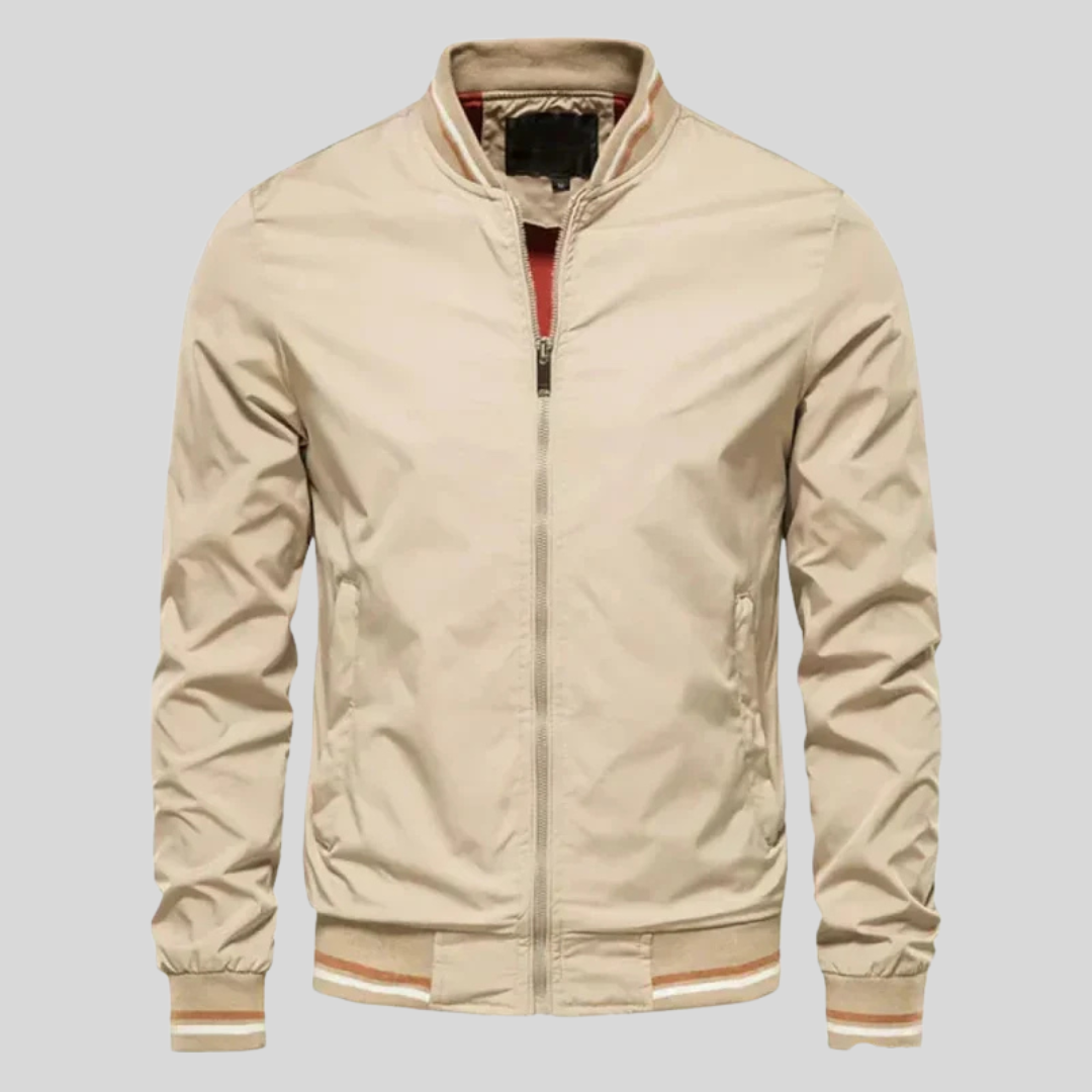 Mens Bomber Jacket Lightweight Breathable Fit