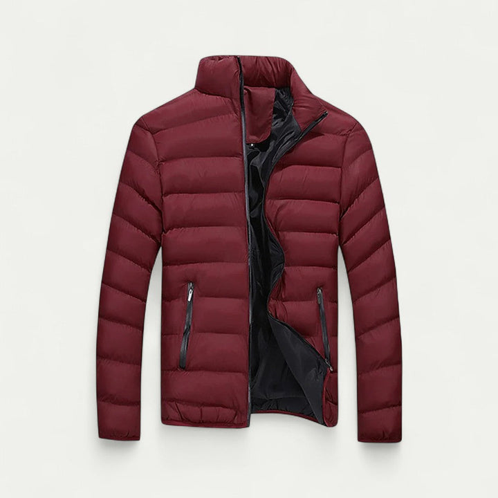 Mens Quilted Puffer Jacket Lightweight Insulated