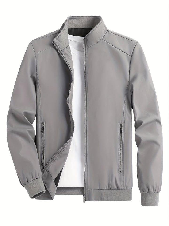 Mens Lightweight Windbreaker Jacket Breathable Fit