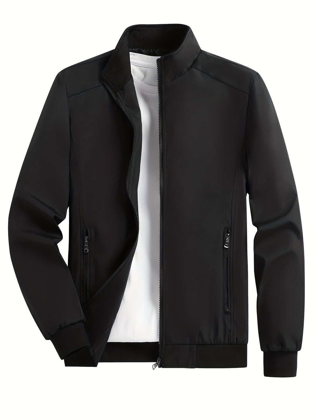 Mens Lightweight Windbreaker Jacket Breathable Fit