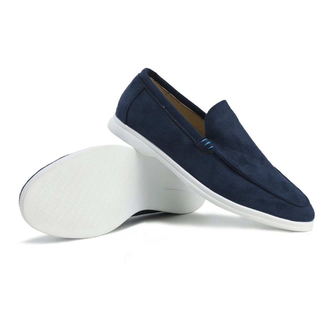 Mens Loafers Low Profile Slip-On Cushioned Memory Insole