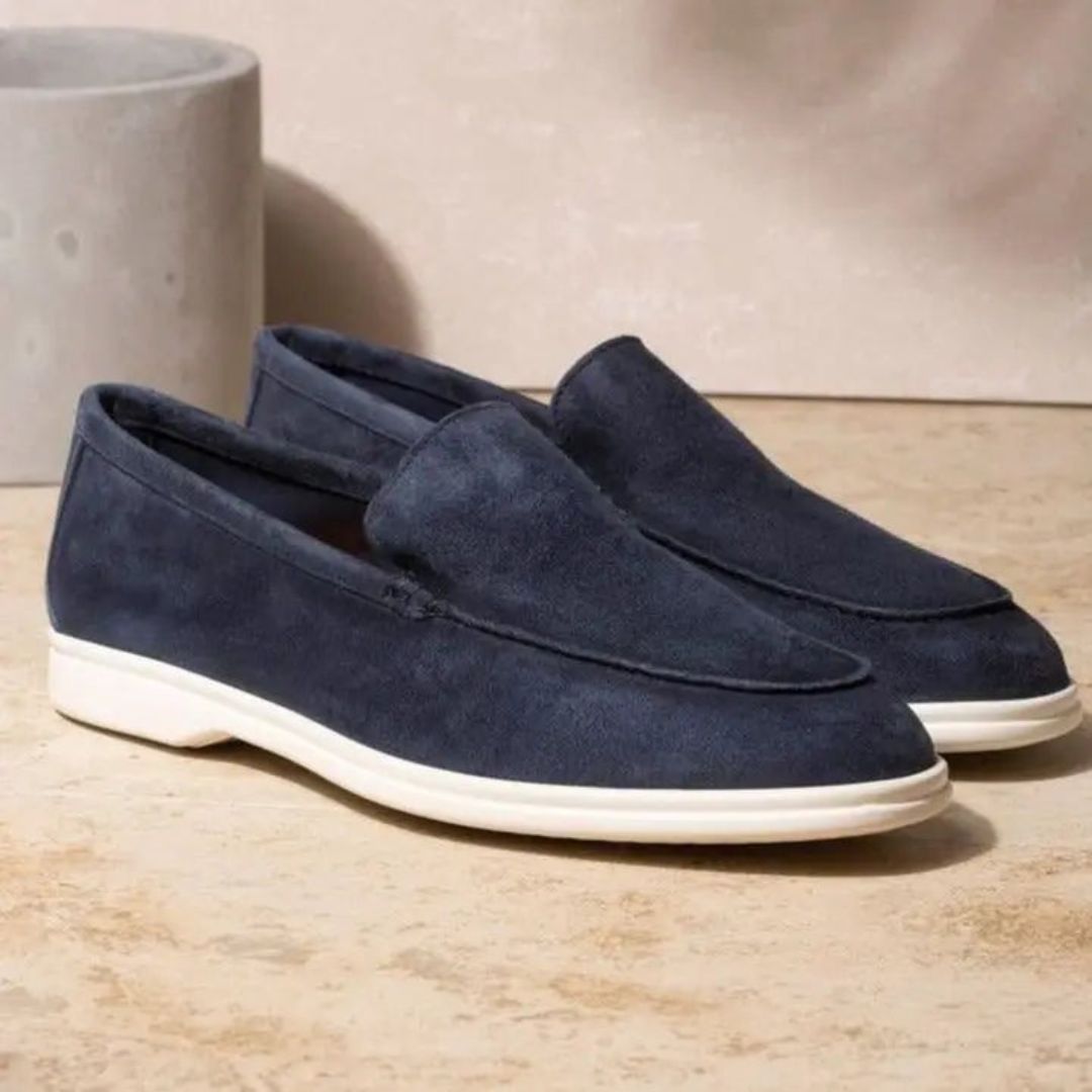 Mens Loafers Low Profile Slip-On Cushioned Memory Insole
