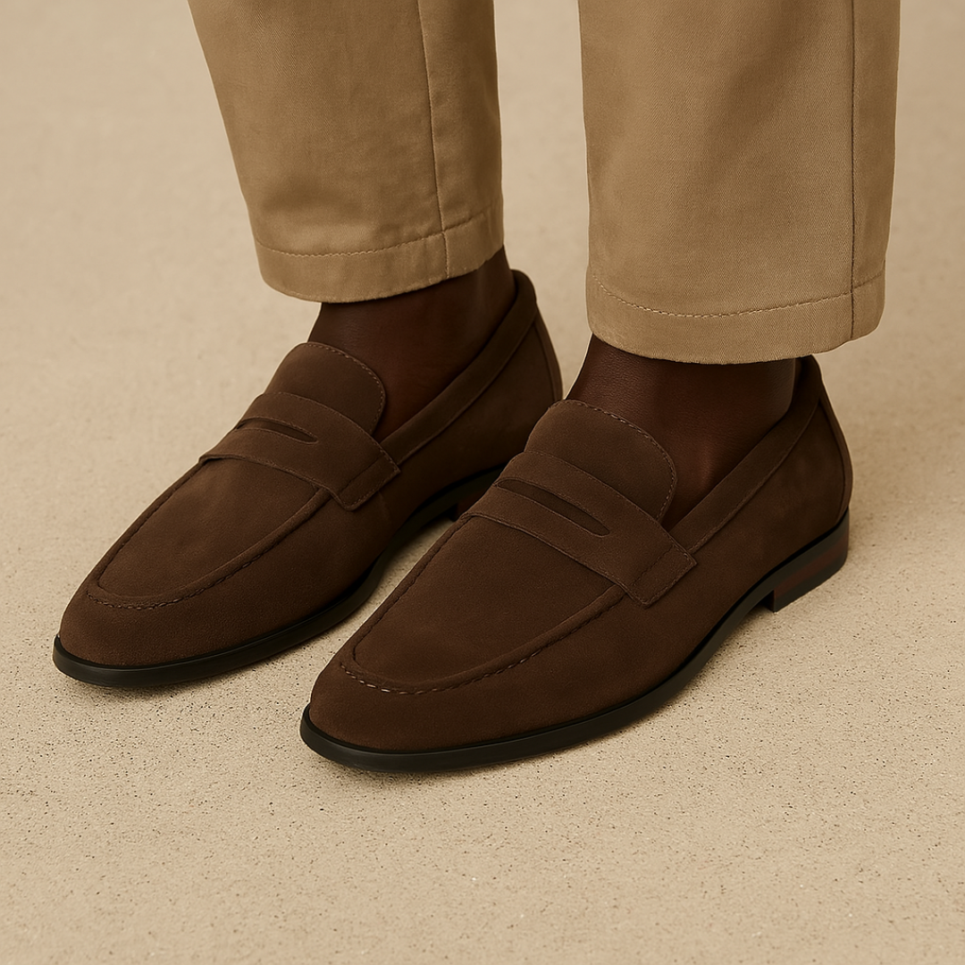 Womens Loafers Slip-On Low Heel Stable Fit