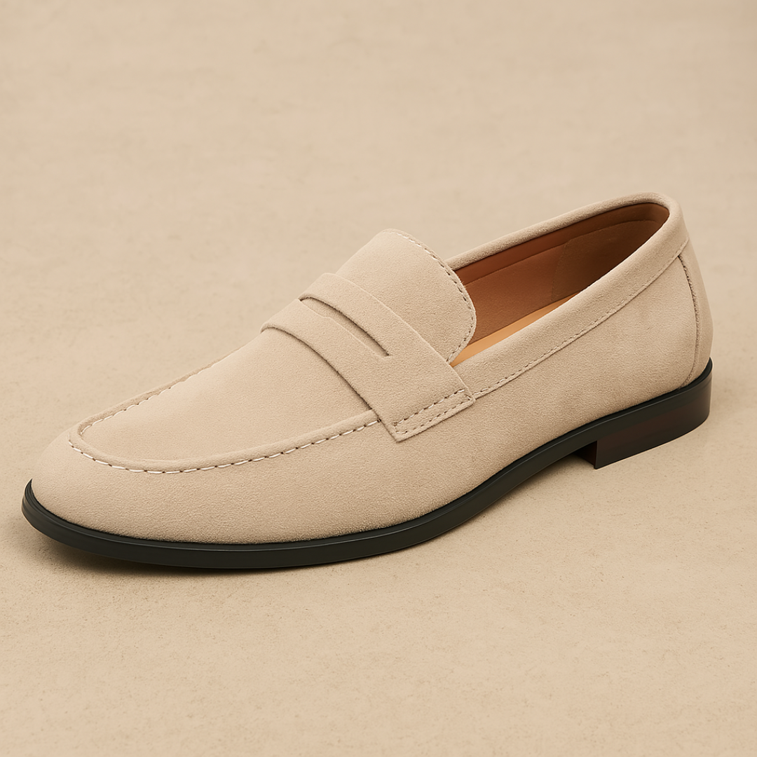 Womens Loafers Slip-On Low Heel Stable Fit