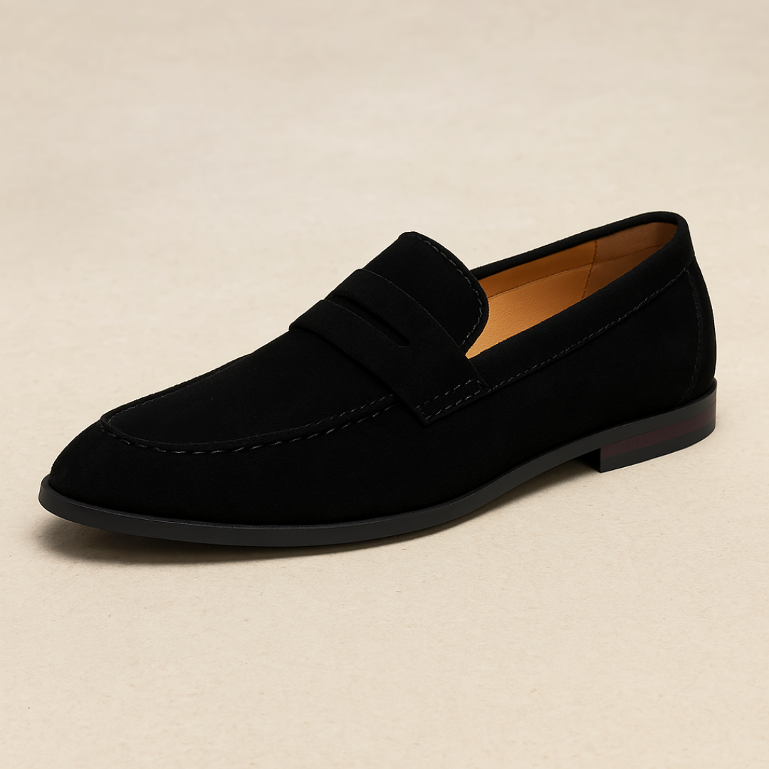 Womens Loafers Slip-On Low Heel Stable Fit - BritishMode