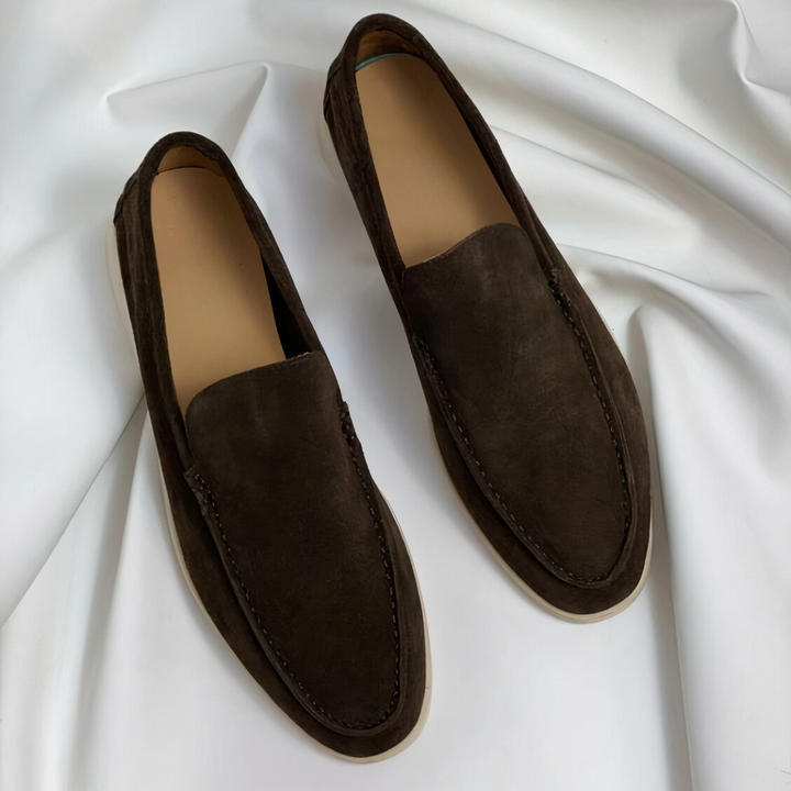Mens Loafers Slip-On Cushioned Low Profile Support