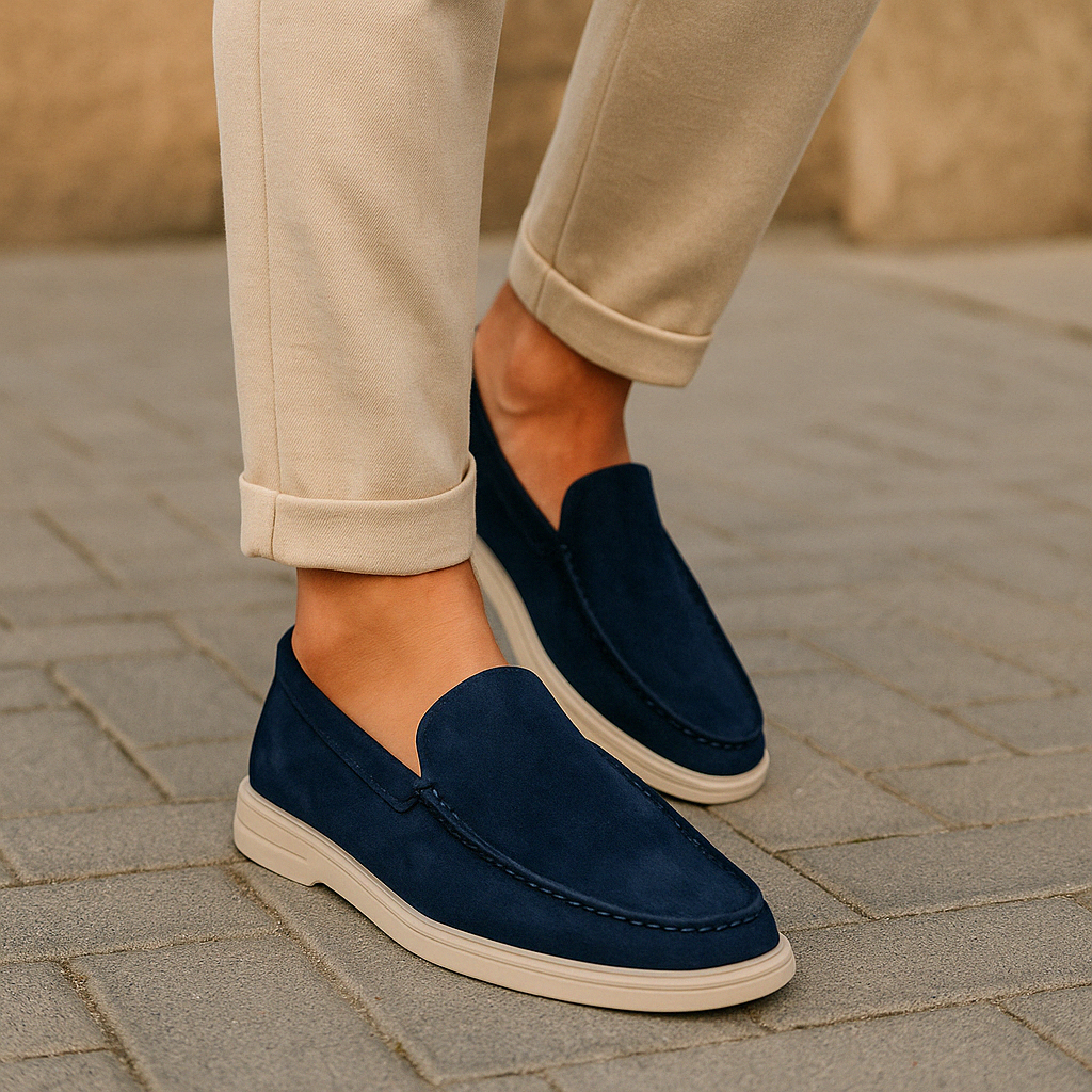 Mens Loafers Slip-On Cushioned Low Profile Support