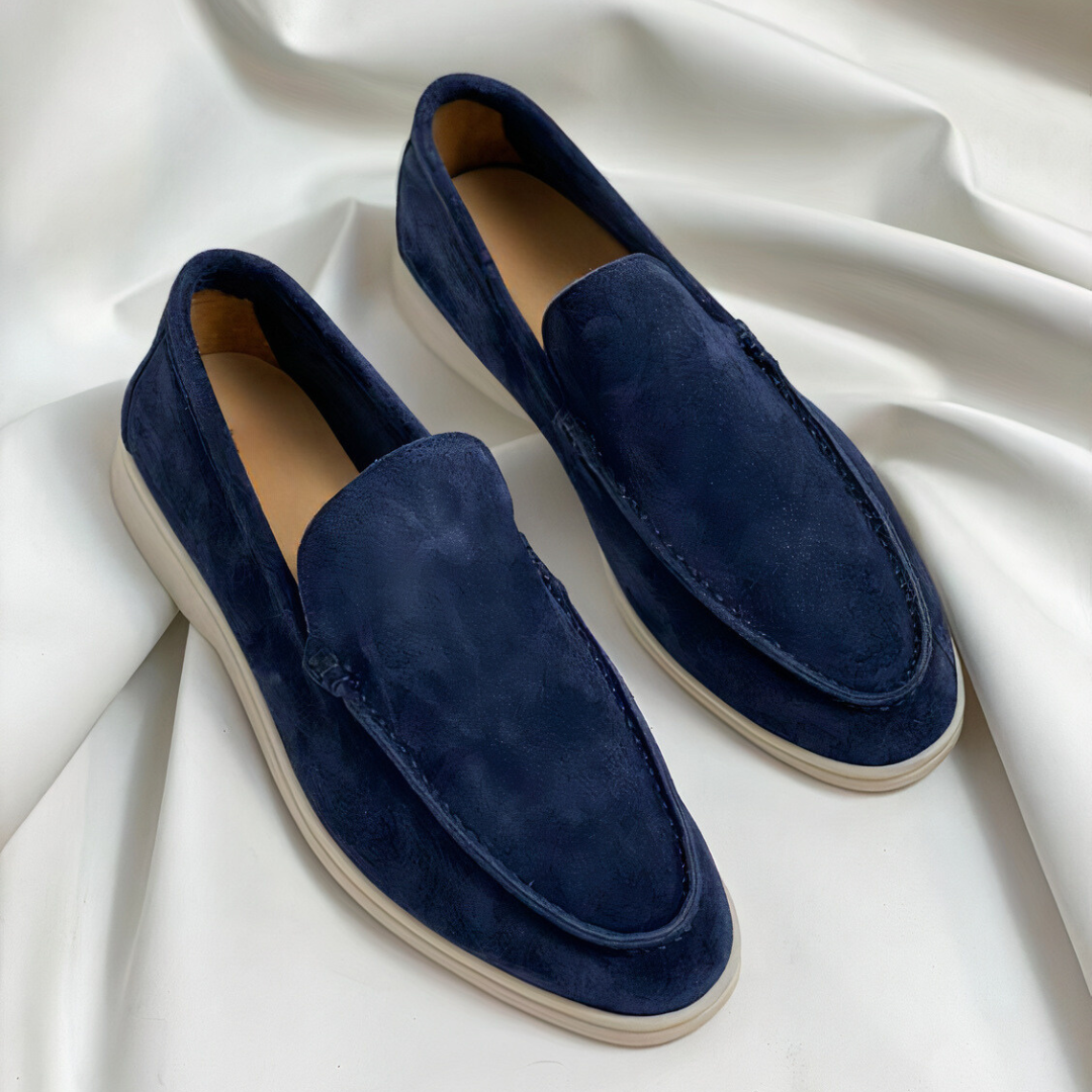 Mens Loafers Slip-On Cushioned Low Profile Support
