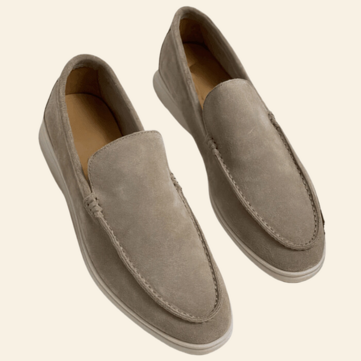 Mens Loafers Slip-On Low Profile Cushioned Support - BritishMode