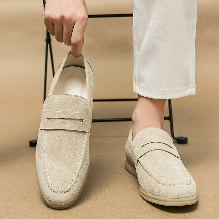 Womens Loafers Vintage Slip-On Cushioned Sole