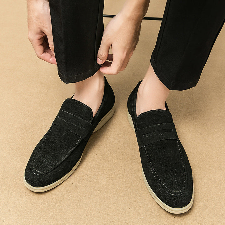 Womens Loafers Vintage Slip-On Cushioned Sole