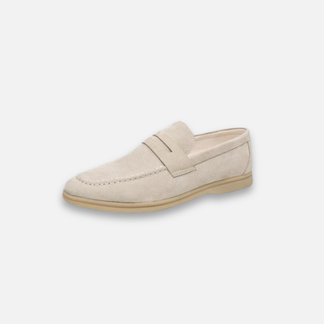 Womens Loafers Vintage Slip-On Cushioned Sole - BritishMode