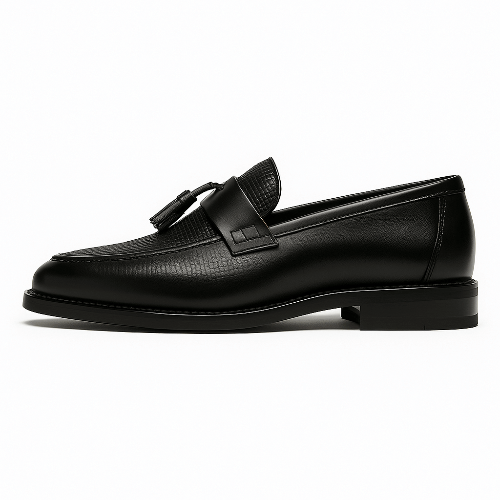Womens Loafers Woven Vamp Tassels Easy Slip-On Fit
