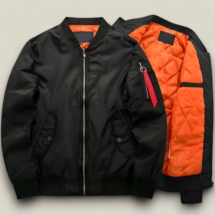 Mens Bomber Jacket with Pilot Style