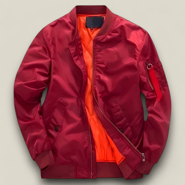Mens Bomber Jacket with Pilot Style
