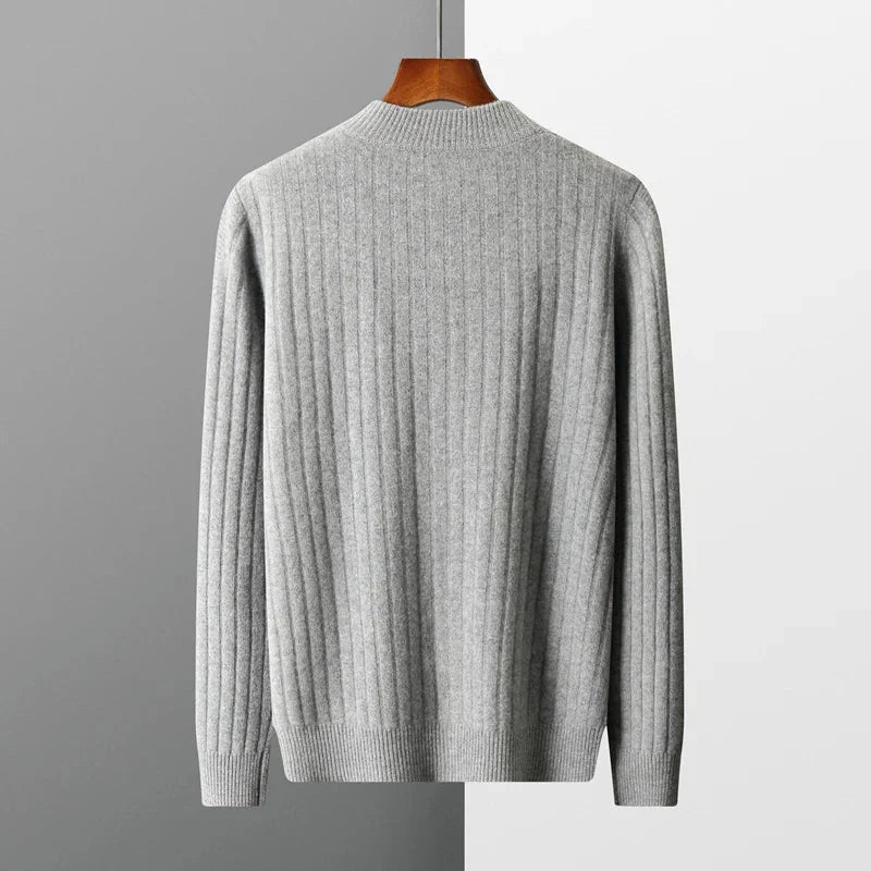 Womens Long Sleeve Sweater Knit Blend Ribbed Hem Relaxed Fit