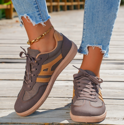 Womens Orthopedic Casual Shoes Suede Comfortable Fit - BritishMode