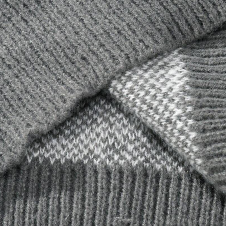 Mens Crewneck Sweater Graphic Knit Regular Fit