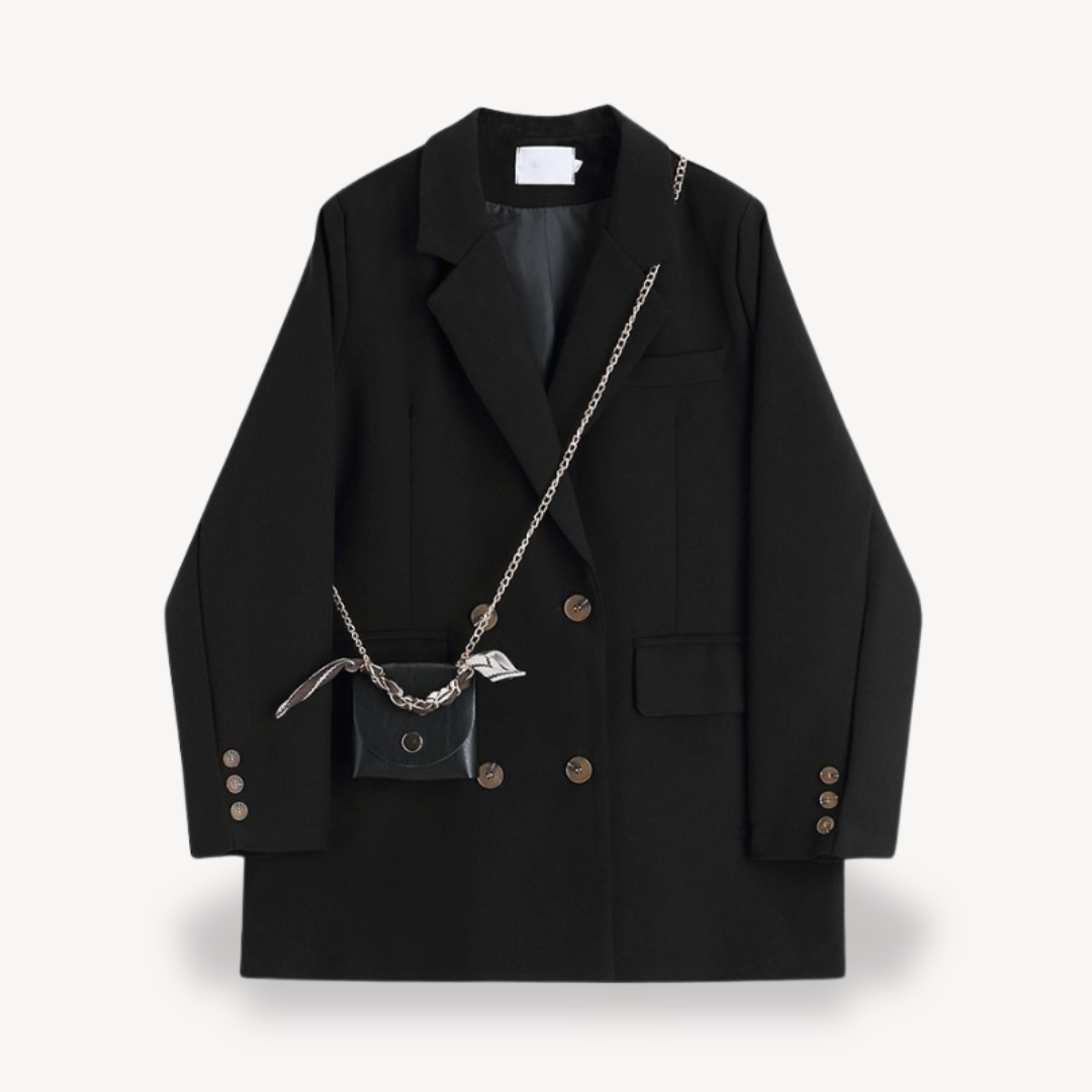 Womens Blazer Casual Loose Fit