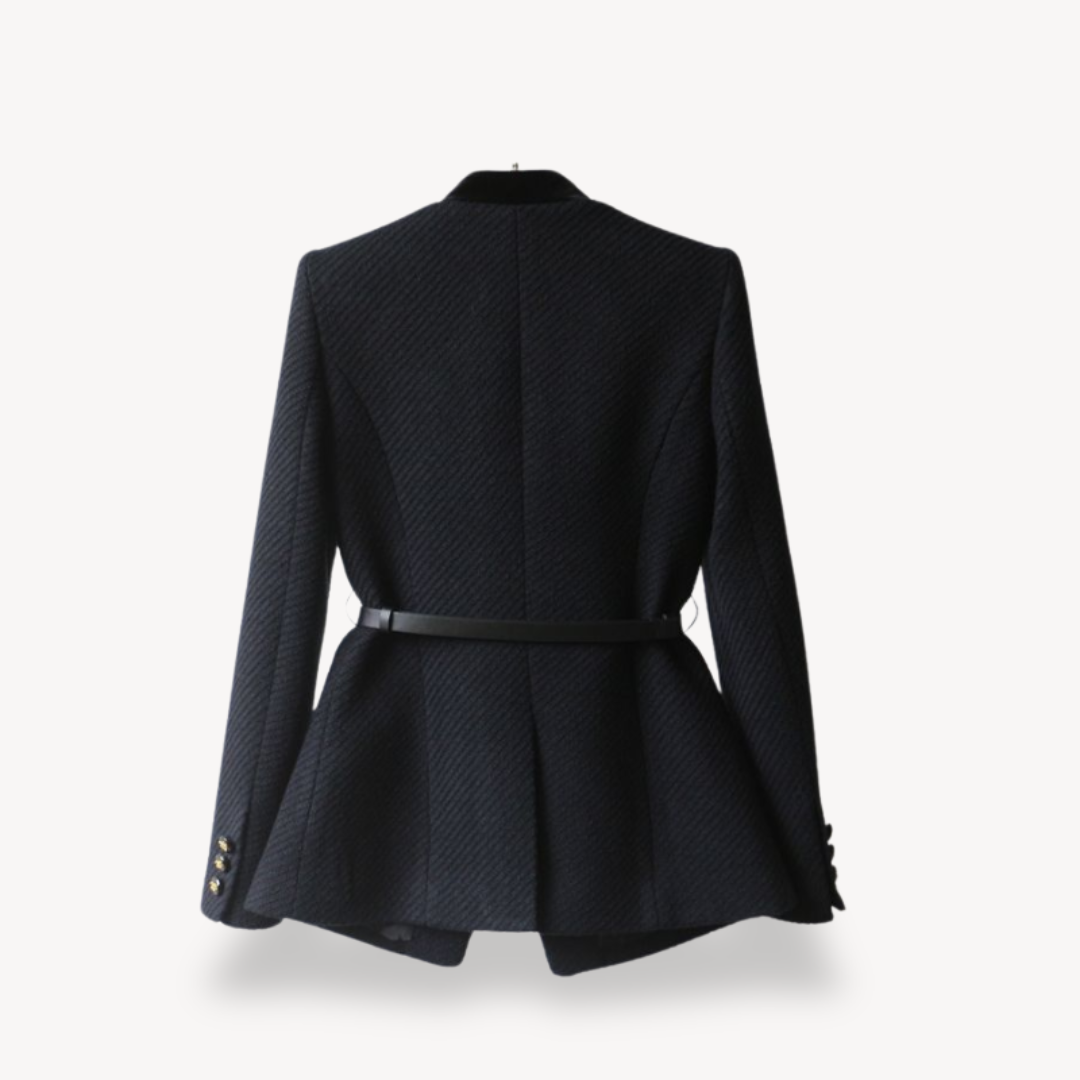 Womens Blazer Coat Patchwork Design Regular Fit