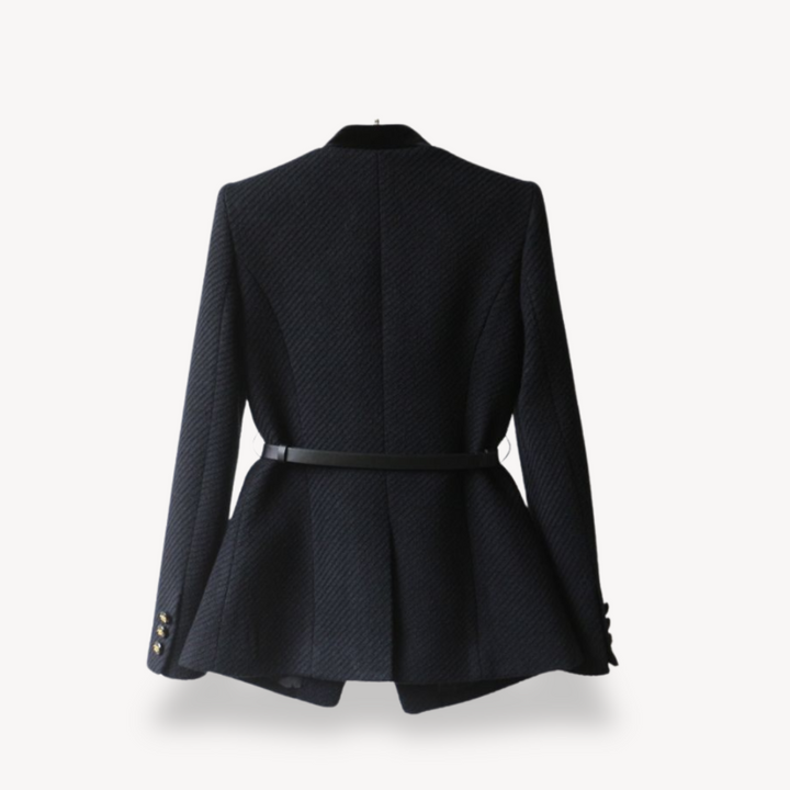 Womens Blazer Coat Patchwork Design Regular Fit