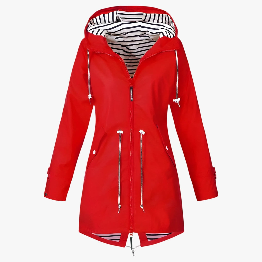Womens Waterproof Parka Adjustable Fit with Hood Lining