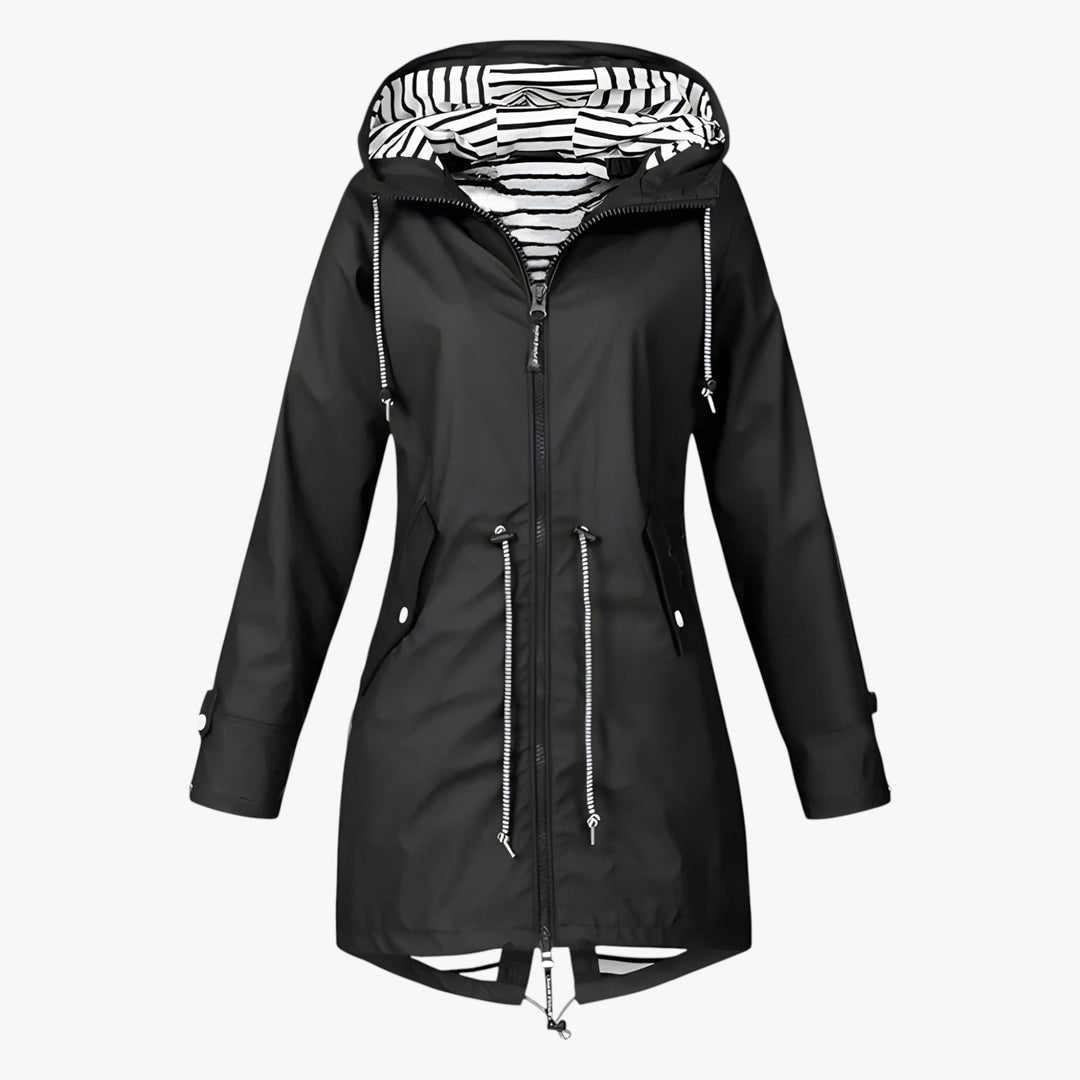 Womens Waterproof Parka Adjustable Fit with Hood Lining