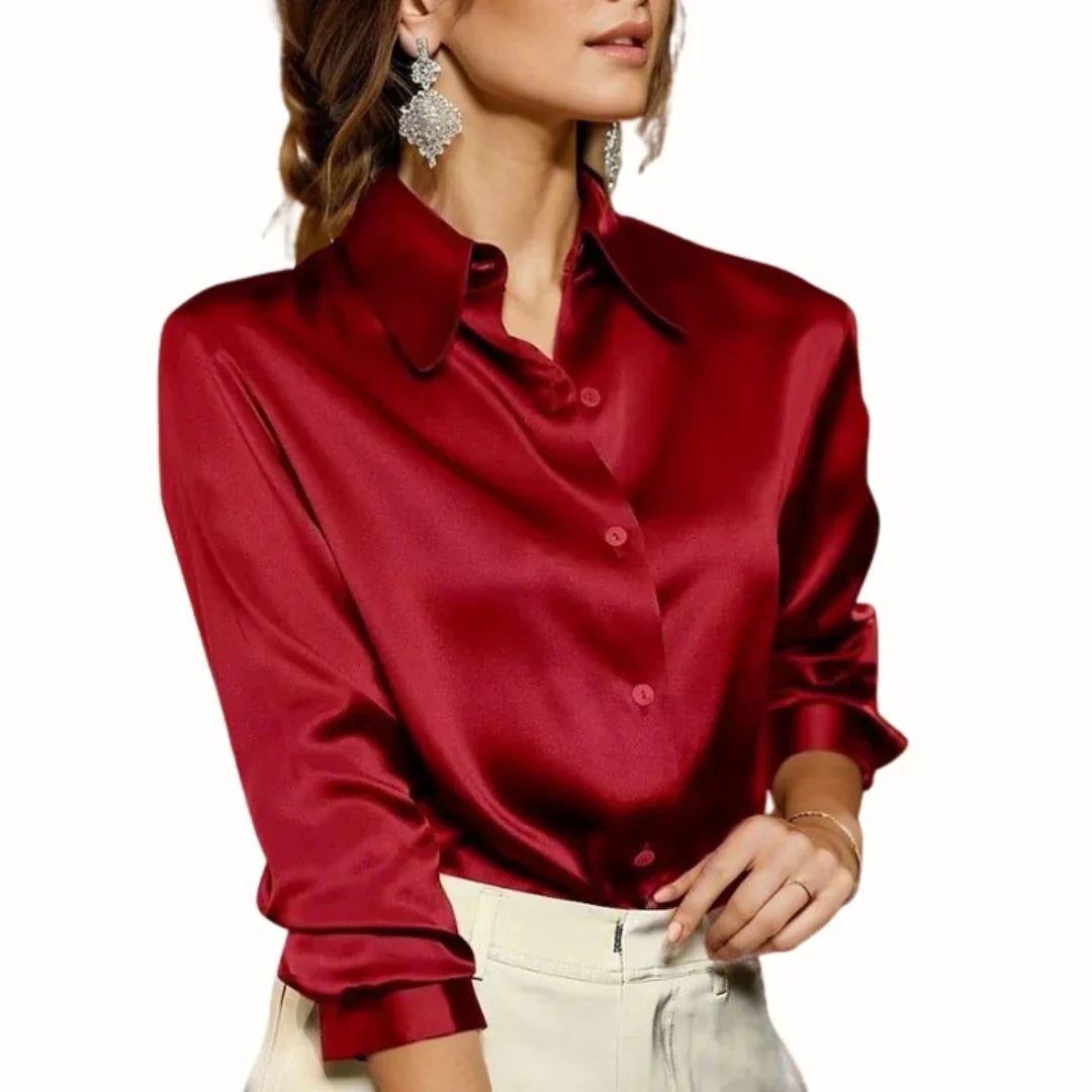 Womens Long-Sleeve Shirt Classic Fit - BritishMode
