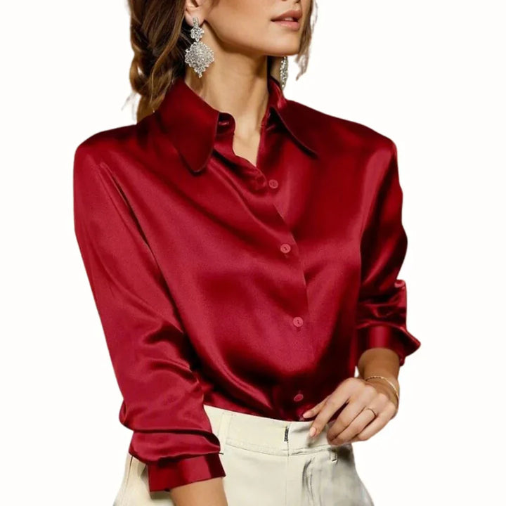 Womens Long-Sleeve Shirt Classic Fit - BritishMode