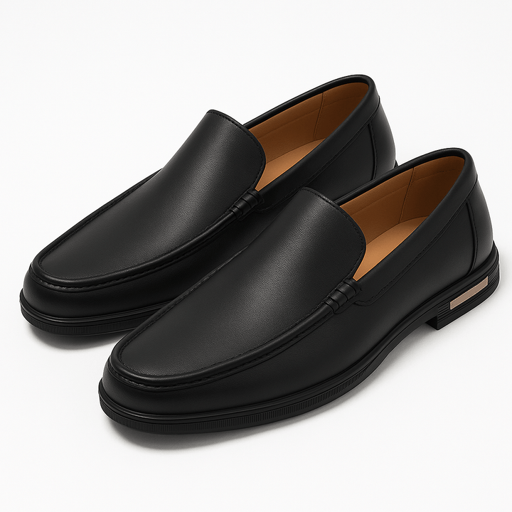 Mens Leather Loafers Slip-On Classic Style