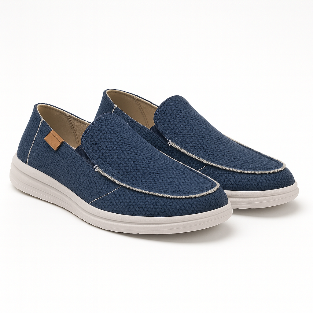 Mens Casual Sneakers Denim Canvas Material